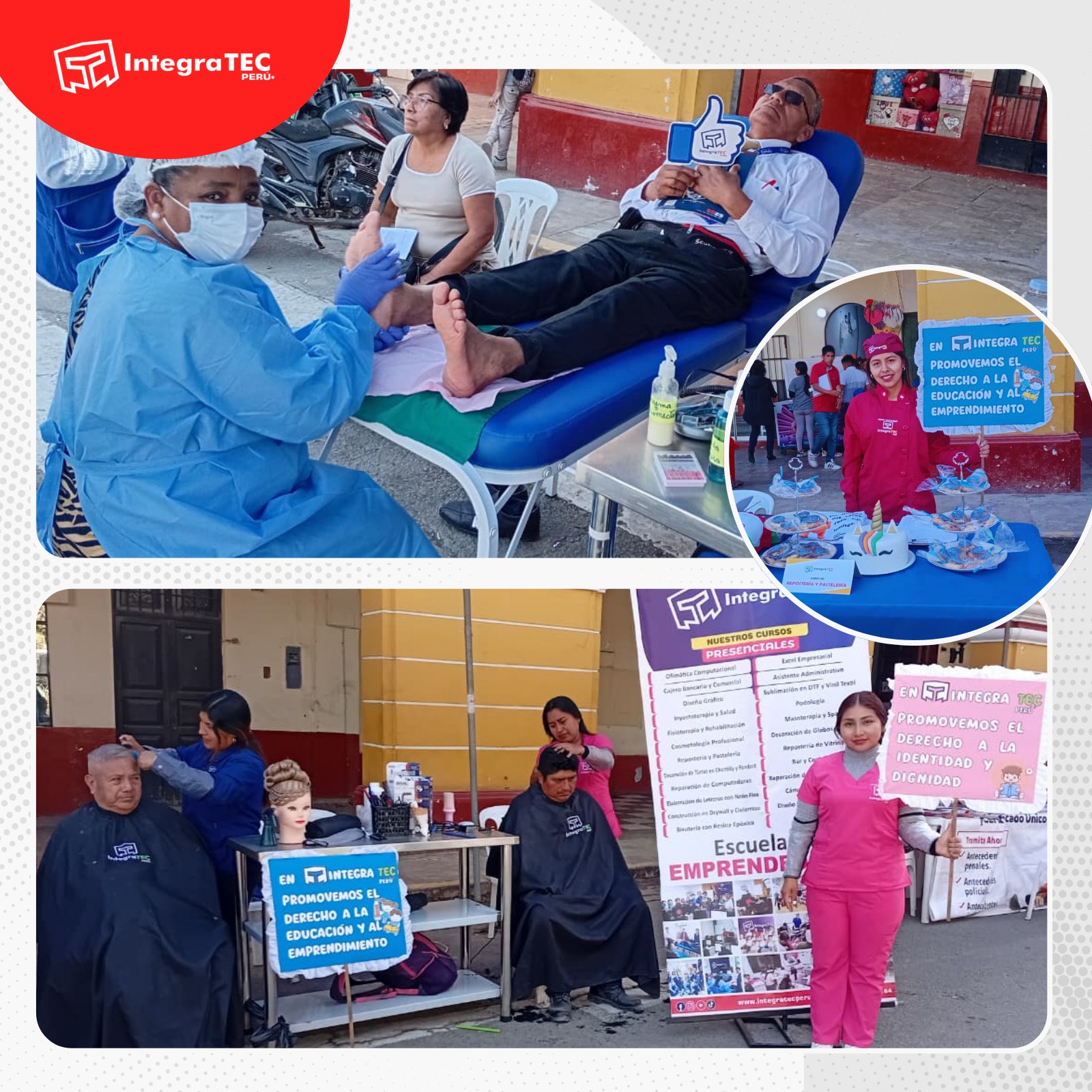 CAMPAÑA GRATUITAS DE CURSOS DE CAMPAÑA DE COSMOLOGÍA, PODOLOGIA E INYECTOTERAPIA - SAN VICENTE DE CAÑETE