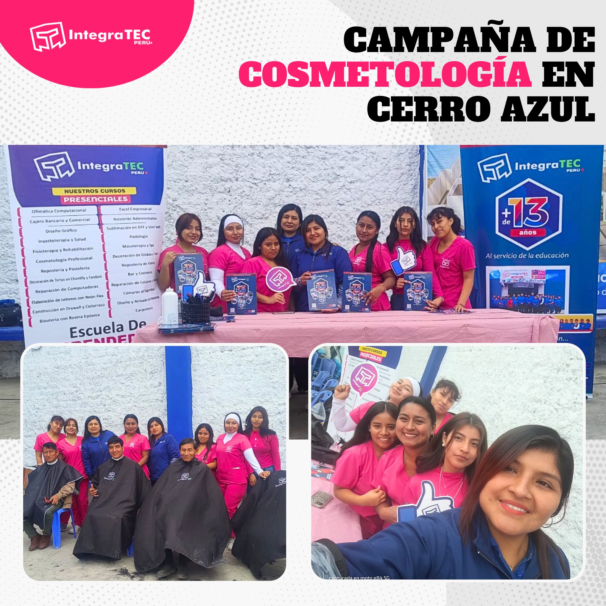 CAMPAÑA COSMETOLOGIA - CERRO AZUL
