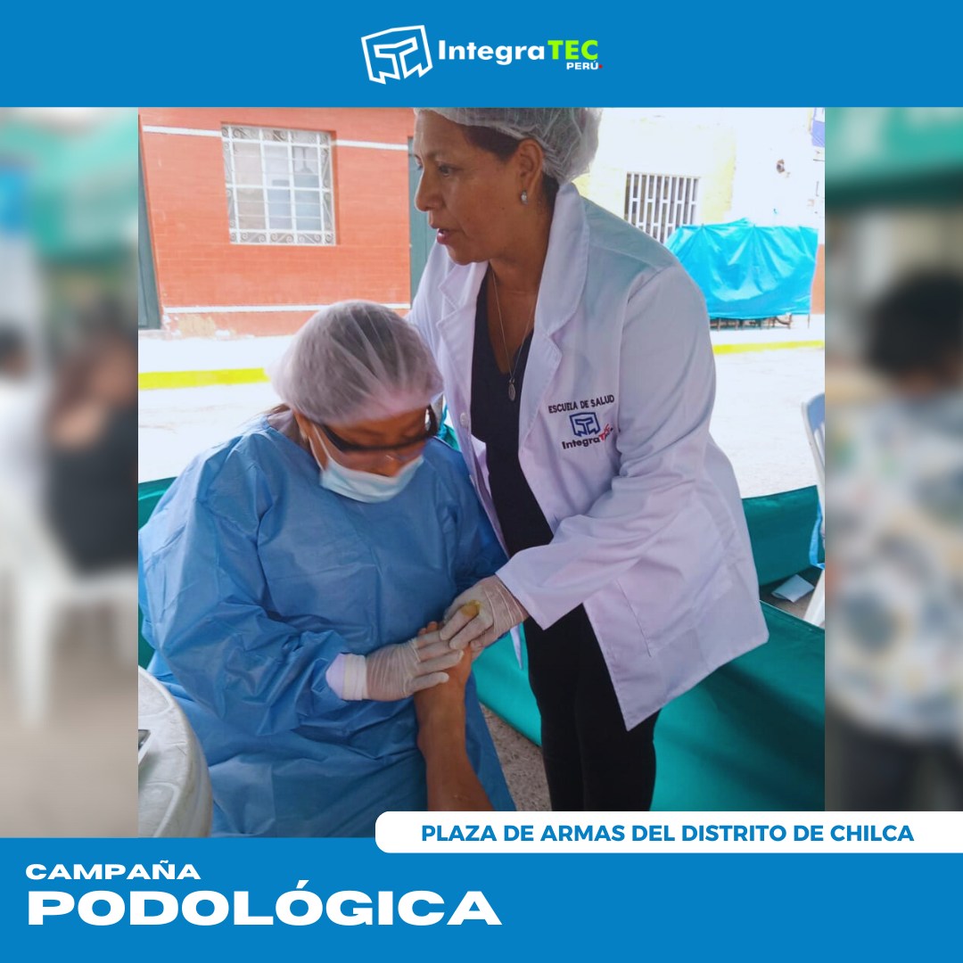 CAMPAÑA PODOLOGICA EN LA PLAZA DE ARMAS DE CHILCA