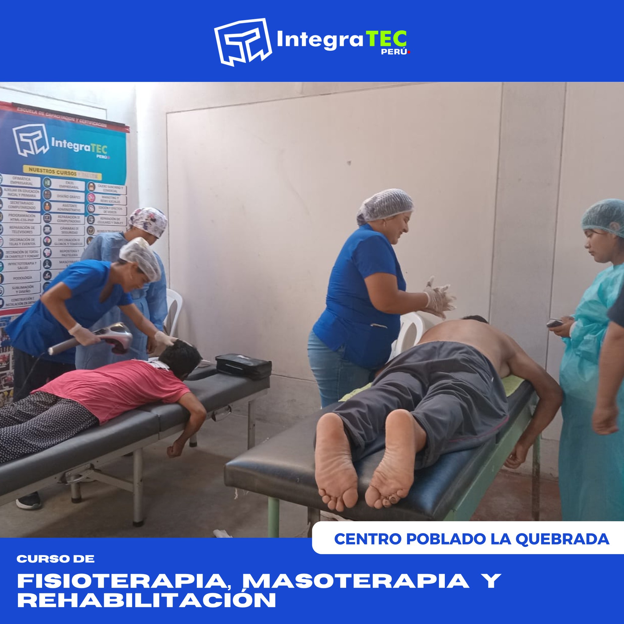 CAMPAÑA GRATUITA DE FISIOTERAPIA - C.P. LA QUEBRADA